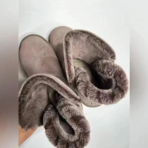 Ugg Adria Stormy Grey Boots Size 9 - Picture 10 of 13